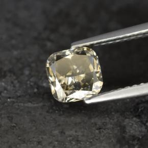 Diamant or naturelle coupe coussin, 1,21 ct, SI