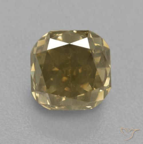 Diamant champagne naturelle Octogone / coupe Émeraude, 1.57 ct, SI