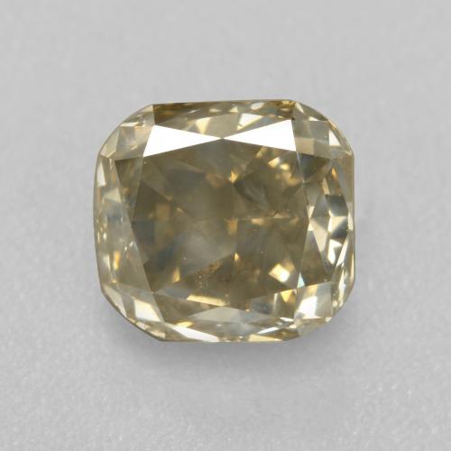 Diamant marron naturelle taille émeraude, 1,21 ct, SI