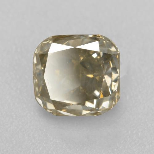 Diamant marron naturelle taille émeraude, 1,21 ct, SI