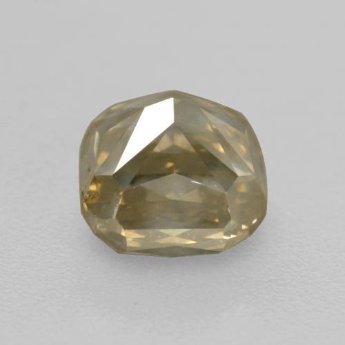 Diamant marron naturelle taille émeraude, 1,21 ct, SI