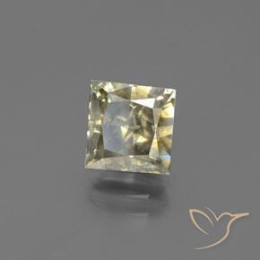 Diamant Cognac naturelle Carré, 2.09 ct, SI