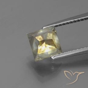 Diamant Cognac naturelle Carré, 2.09 ct, SI