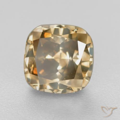 1.51ct Naturel Cognac Diamant, Coussin, SI