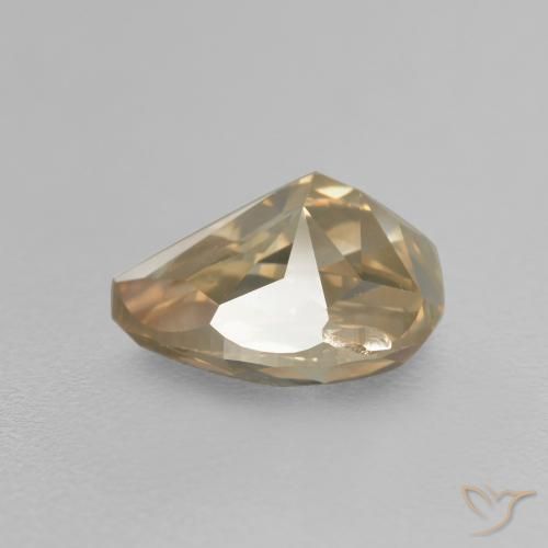 Diamant Brun café naturelle En forme de poire, 1.82 ct, SI