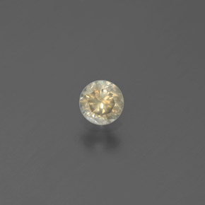 Diamant Champagne naturelle Coupe roude, 0.17 ct, SI