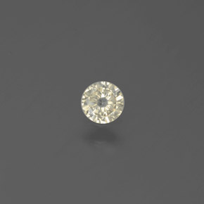 Diamant Champagne naturelle Coupe roude, 0.12 ct, SI