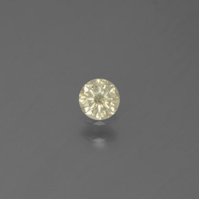 Diamant Champagne naturelle Coupe roude, 0.13 ct, SI