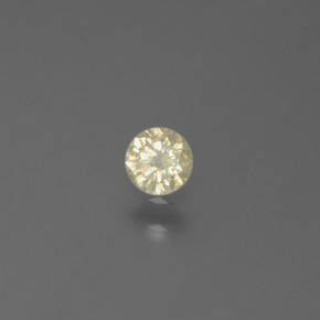 Diamant Champagne naturelle Coupe roude, 0.13 ct, SI