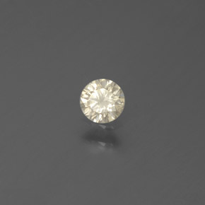 Diamant Champagne naturelle Coupe roude, 0.16 ct, SI