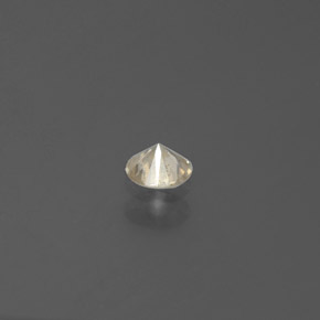 Diamant Champagne naturelle Coupe roude, 0.16 ct, SI