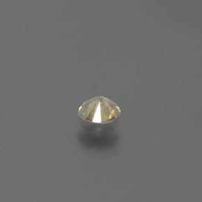 Diamant jaune naturelle coupe roude, 0,14 ct, SI