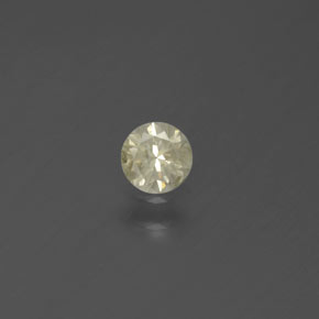 Diamant or naturelle coupe roude, 0,18 ct, SI