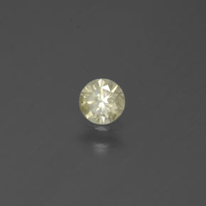 Diamant or naturelle coupe roude, 0,18 ct, SI