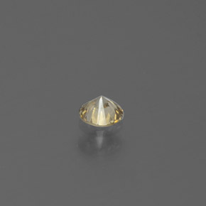Diamant jaune naturelle coupe roude, 0,12 ct, SI