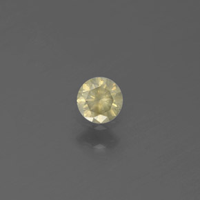 Diamant or naturelle coupe roude, 0,13 ct, SI