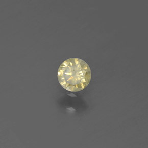 Diamant or naturelle coupe roude, 0,13 ct, SI
