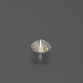 Diamant Champagne naturelle Coupe roude, 0.15 ct, SI
