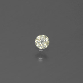 Diamant jaune naturelle coupe roude, 0,06 ct, SI