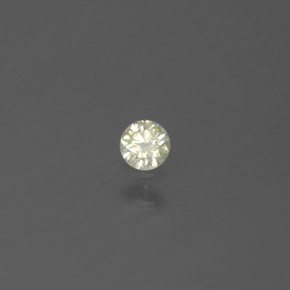 Diamant jaune naturelle coupe roude, 0,06 ct, SI