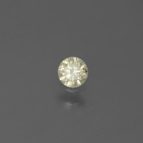 Diamant Champagne naturelle Coupe roude, 0.11 ct, SI