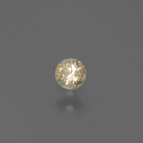 Diamant or naturelle coupe roude, 0,12 ct, SI
