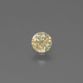 Diamant Champagne naturelle Coupe roude, 0.17 ct, SI