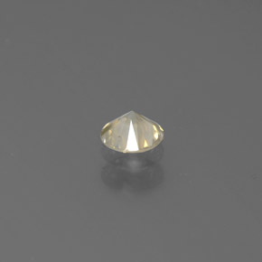 Diamant Champagne naturelle Coupe roude, 0.17 ct, SI