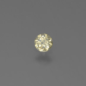 Diamant Champagne naturelle Coupe roude, 0.13 ct, SI