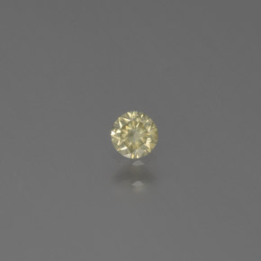 Diamant Champagne naturelle Coupe roude, 0.11 ct, SI