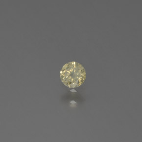 Diamant Champagne naturelle Coupe roude, 0.11 ct, SI