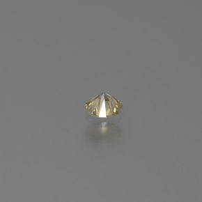 Diamant jaune naturelle coupe roude, 0,09 ct, SI