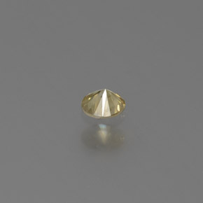 Diamant Champagne naturelle Coupe roude, 0.08 ct, SI