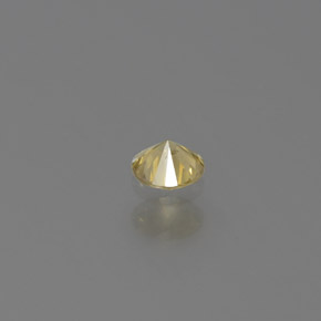 Diamant Champagne naturelle Coupe roude, 0.09 ct, SI