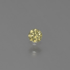 Diamant jaune naturelle coupe roude, 0,06 ct, SI