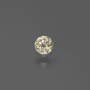 Diamant or naturelle coupe roude, 0,13 ct, SI