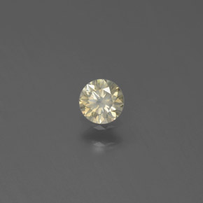 Diamant Champagne naturelle Coupe roude, 0.15 ct, SI