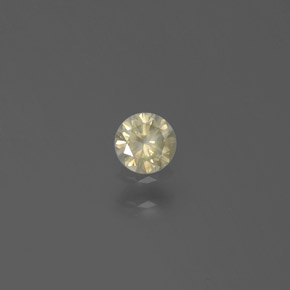 Diamant or naturelle coupe roude, 0,15 ct, SI