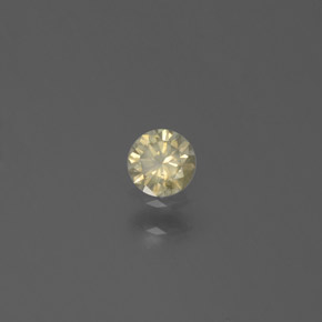 Diamant or naturelle coupe roude, 0,15 ct, SI