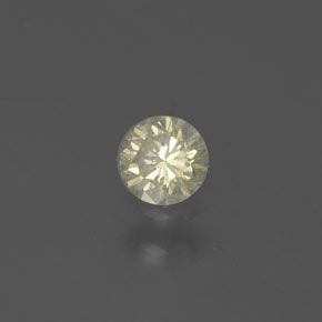 Diamant Champagne naturelle Coupe roude, 0.15 ct, SI