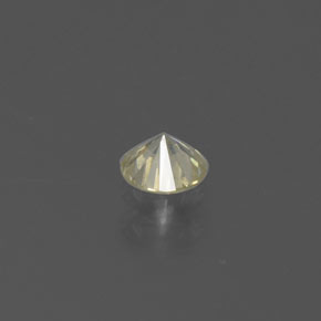 Diamant Champagne naturelle Coupe roude, 0.15 ct, SI