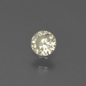 Diamant jaune naturelle coupe roude, 0,15 ct, SI