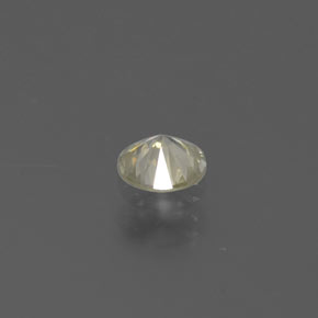 Diamant jaune naturelle coupe roude, 0,15 ct, SI
