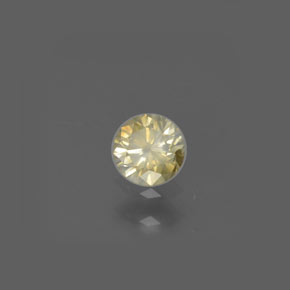 Diamant jaune naturelle coupe roude, 0,17 ct, SI