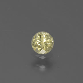 Diamant or naturelle coupe roude, 0,17 ct, SI