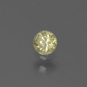 Diamant or naturelle coupe roude, 0,17 ct, SI