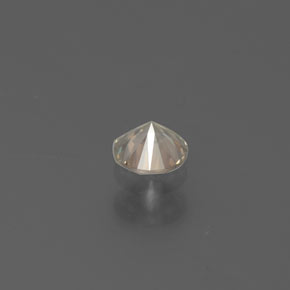 Diamant Champagne naturelle Coupe roude, 0.14 ct, SI