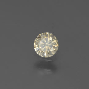 Diamant or naturelle coupe roude, 0,15 ct, SI
