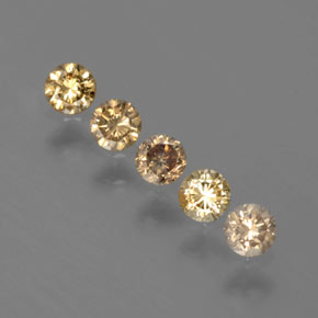 Achetez naturel ct jaune diamant gems, coupe roude, en provenance afrique du sud chez gemselect. en stock, livraison internationale!
