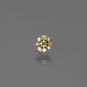 Diamant jaune naturelle coupe roude, 0,12 ct, SI